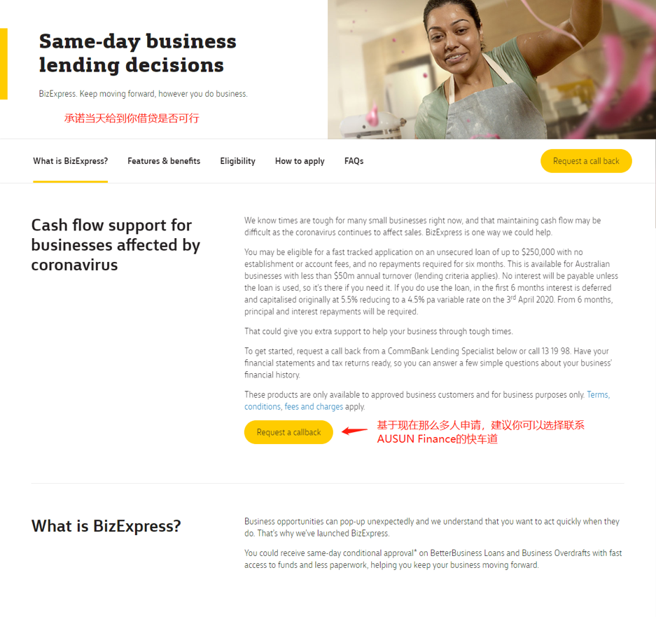 Same Day Business Lending Decisions